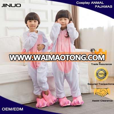 Wholesale cheapest pink unicorn baby clothing kid onesie animal onesie pajamas